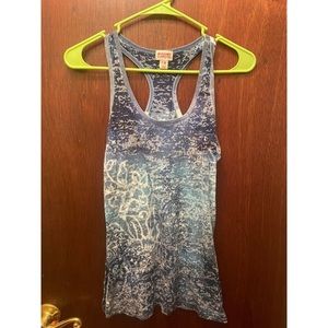 Racerback burnout tank